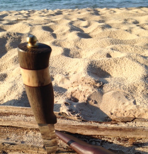 The Helle Knife at North Beach