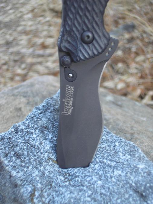 Knife in a rock