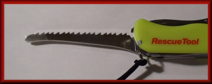 Rescue Tool Disc saw Cord Key ring