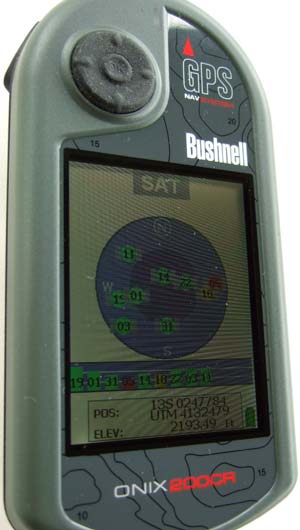 Bushnell ONIX 200CR GPS.
