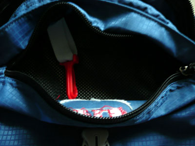 Pocket with key holder