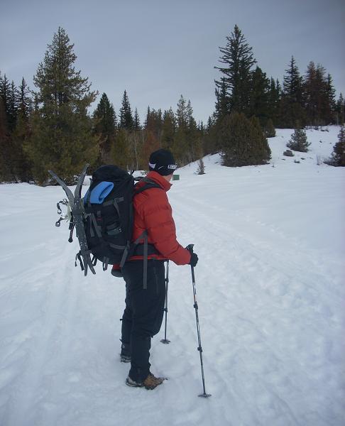 Carrying Snowshoes