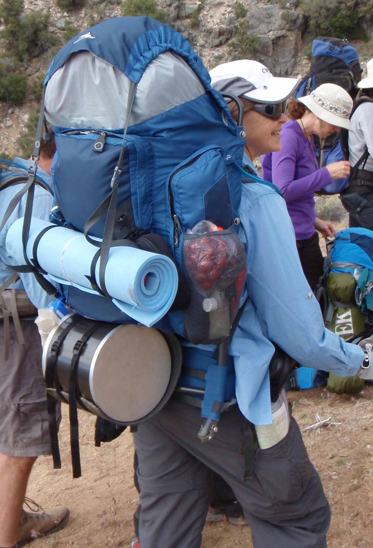 Pack carrying 42 lb (19 Kg)