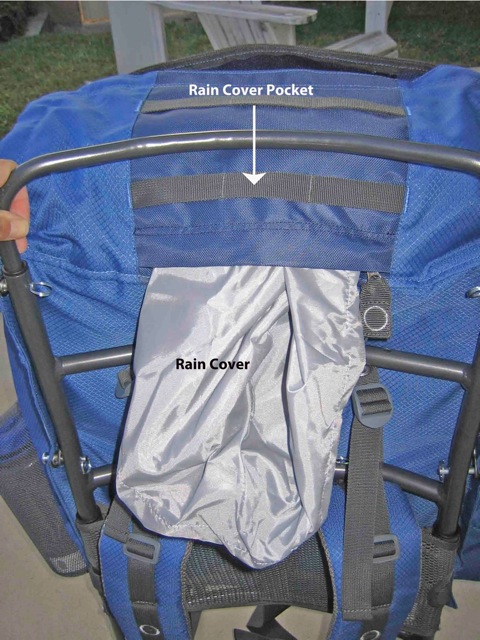 Rain cover pocket