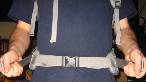 hip belt cinch system
