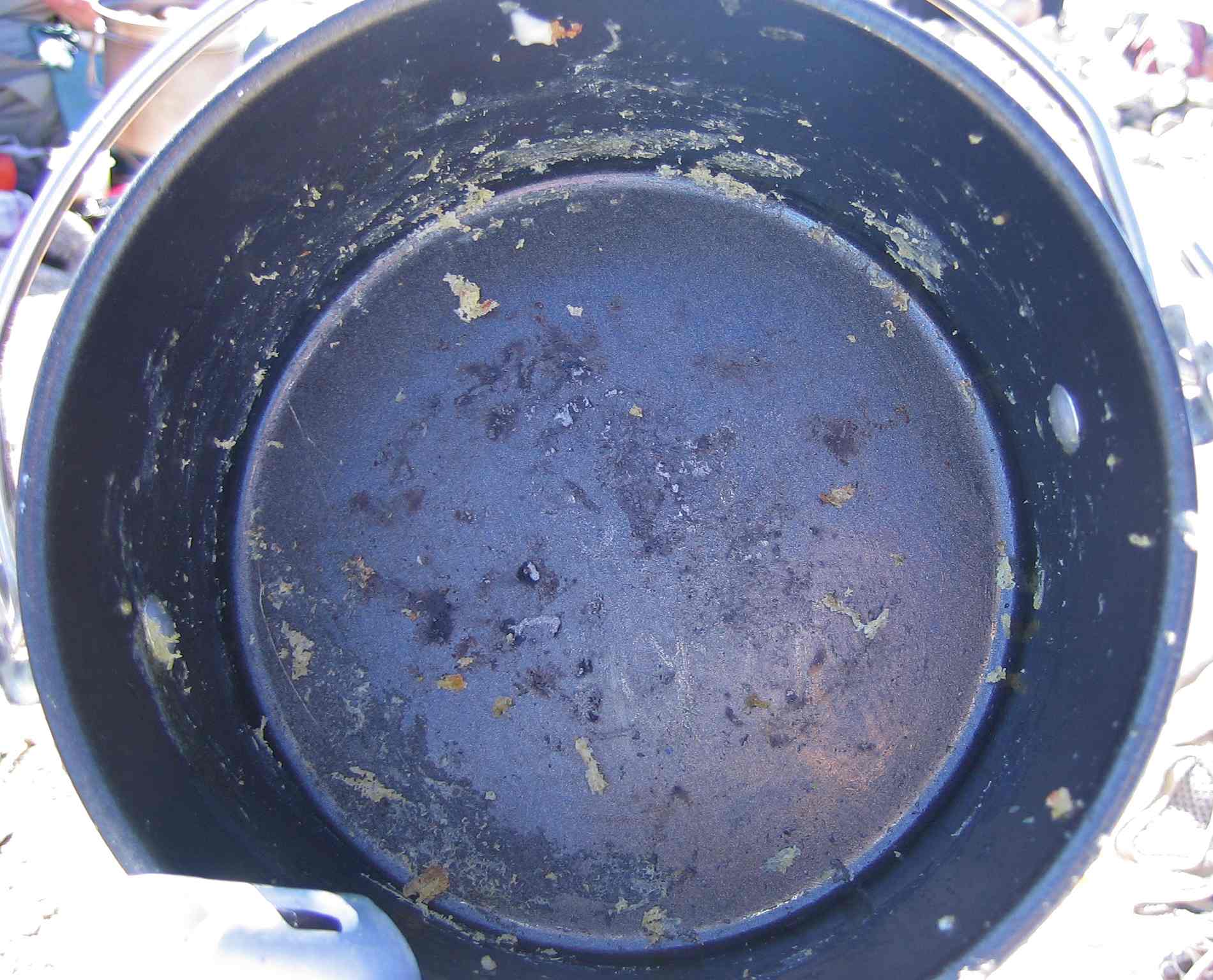 Egg pan before