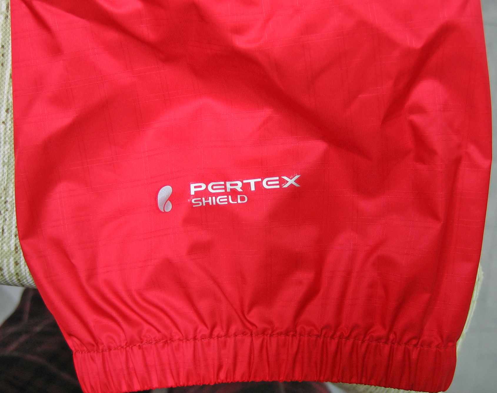 Pertex Fabric/Elastic Cuff