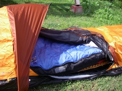 bivy side view