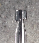 detail of stake