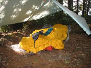 Camp on the Eastern Slope of Mt. Mitchell