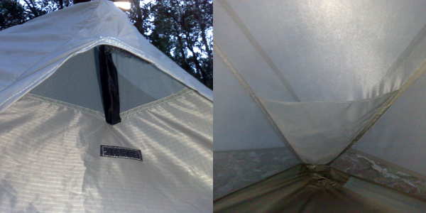 Mountain Breeze inner tent pocket and fly vent