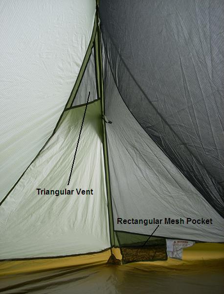 Triangular Vent And Rectangular Mesh Pocket
