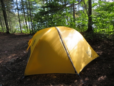Superior HIking Trail camp site - rare non-wet day