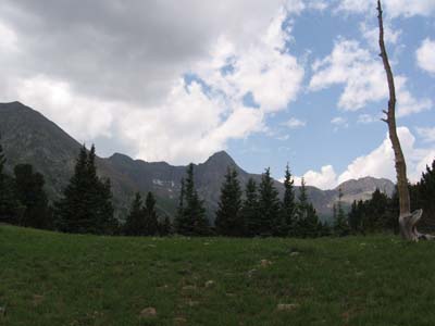 View of Sawatch Mountain Range