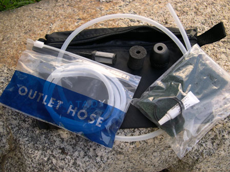 Hoses, intake system, and maintenance kit.
