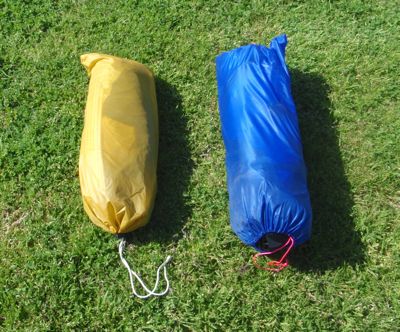 Tent and raft